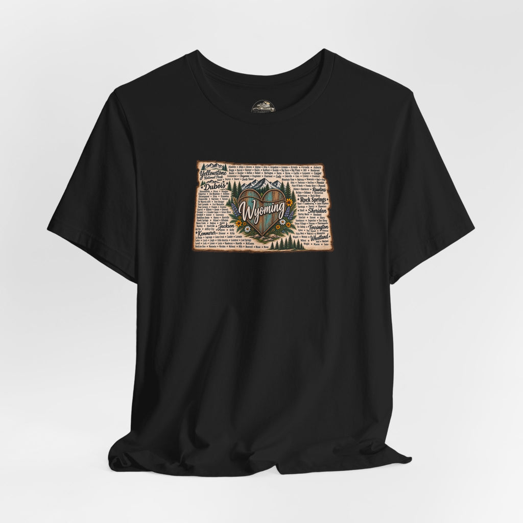 Wyoming State Outline Tee