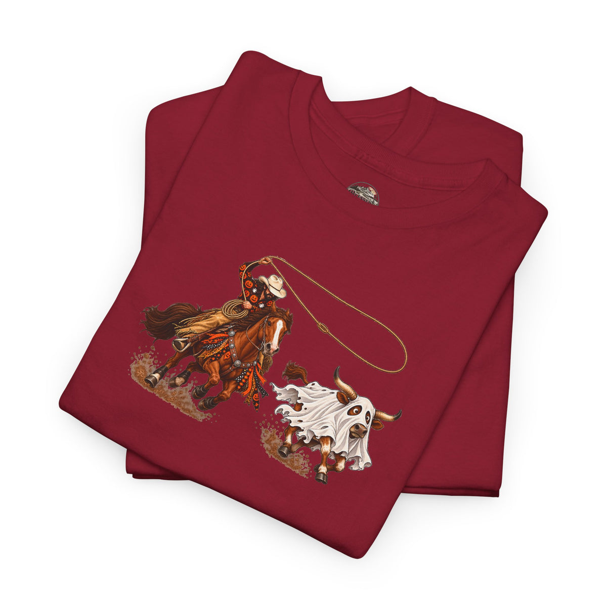 Halloween Steer and Cowboy Tee