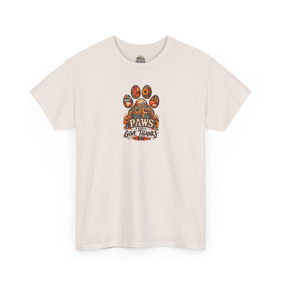 Thankful Paws Thanksgiving T‑Shirt