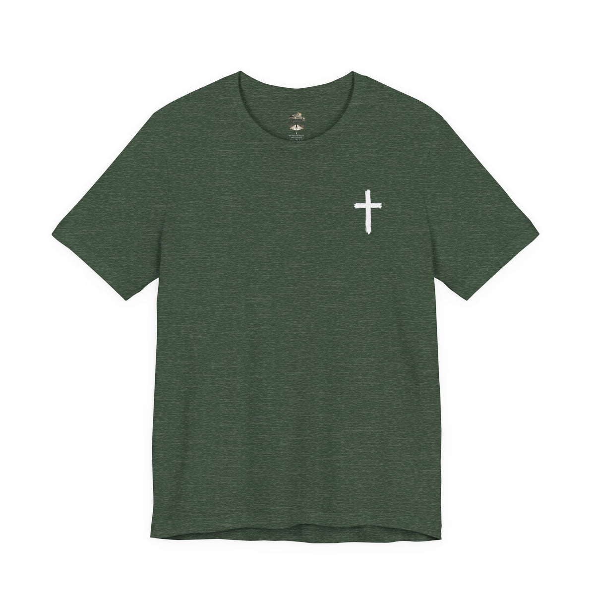 Faith Cross T-Shirt — "When You Can't See the Way, Trust the One Who Is the Way" Christian Tee