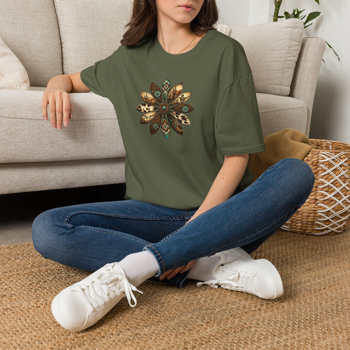 — Western Floral Graphic Tee