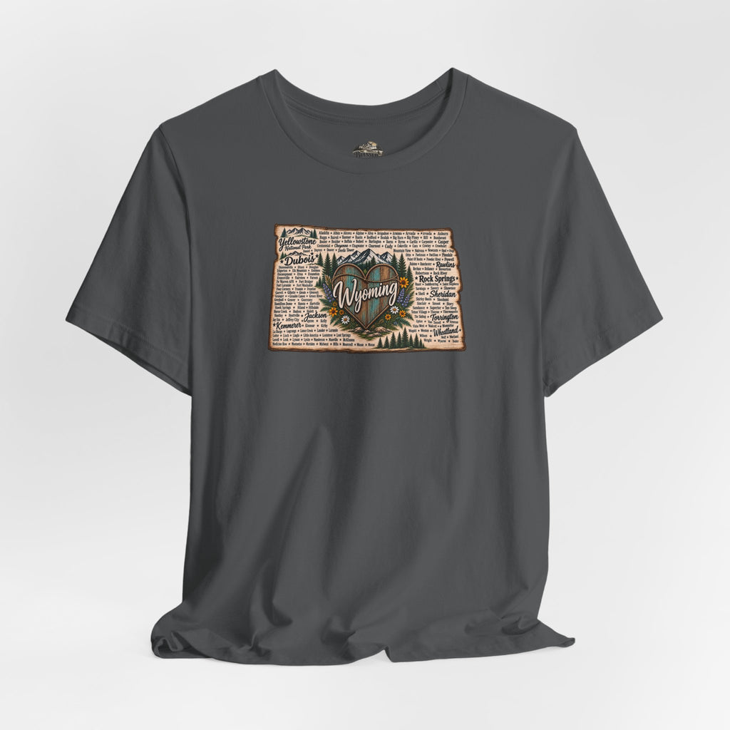 Wyoming State Outline Tee