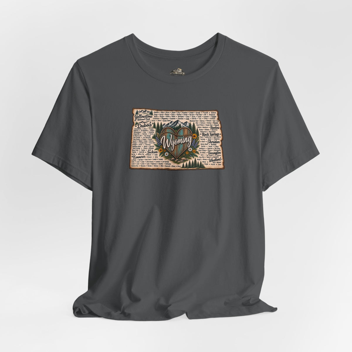 Wyoming State Outline Tee