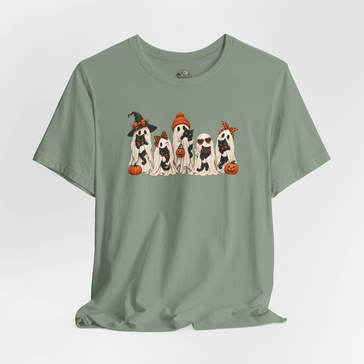 Halloween Ghost and Kittens T-Shirt