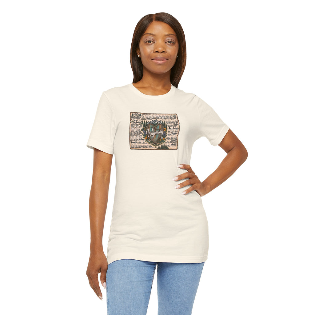 Wyoming State Outline Tee