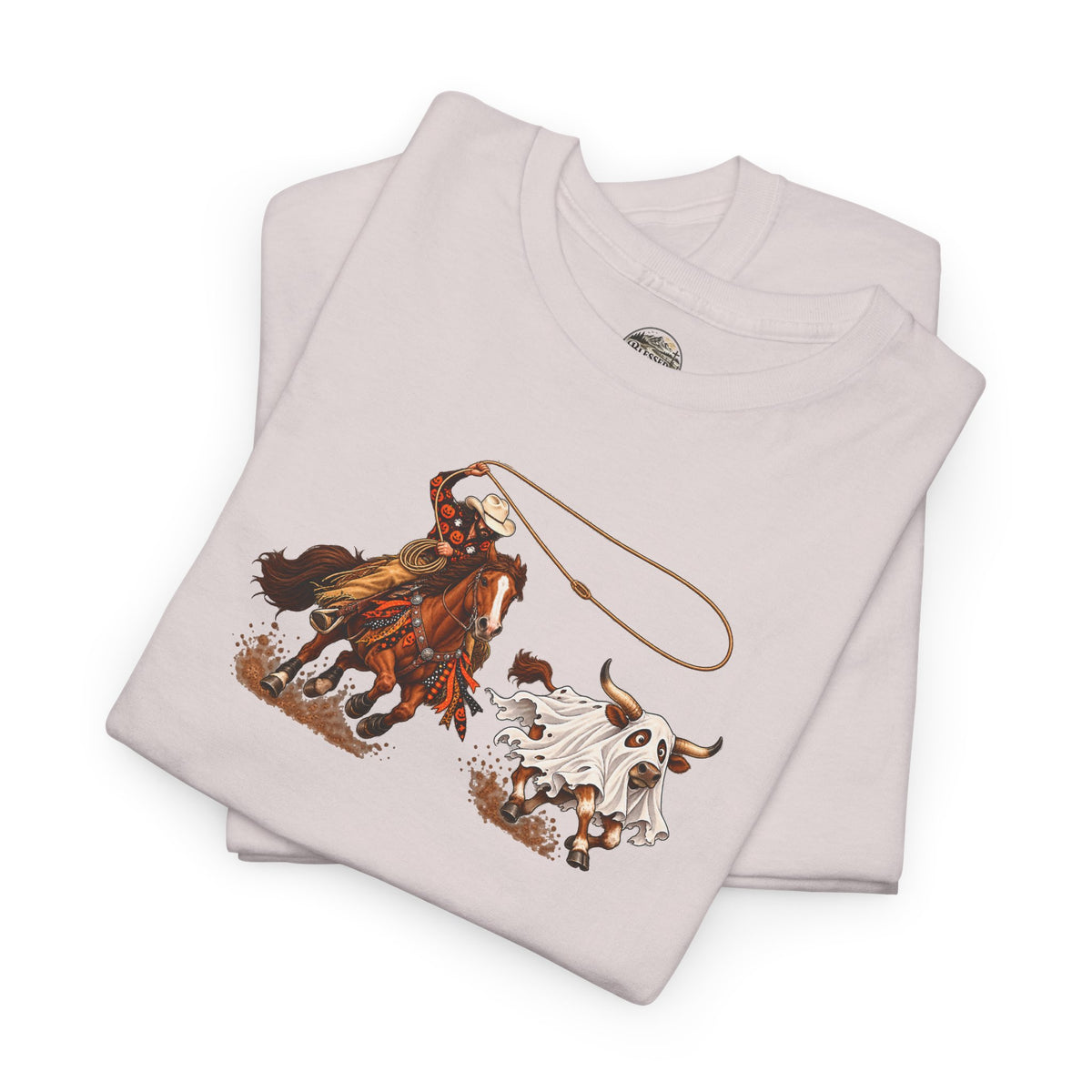 Halloween Steer and Cowboy Tee