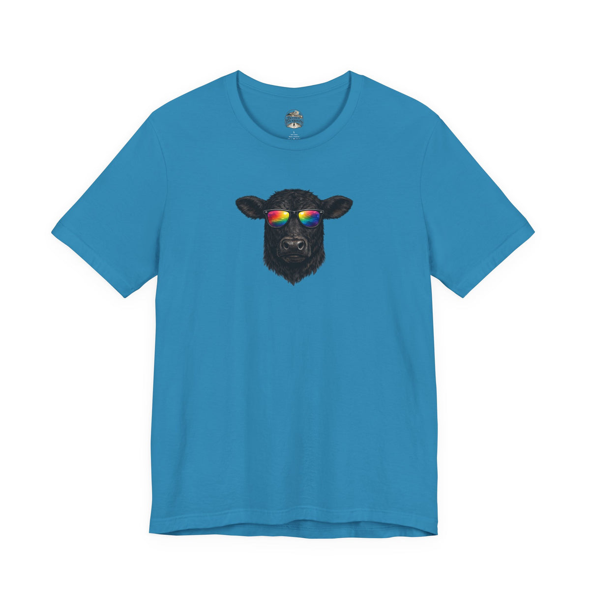 Black Cow With Sunglasses