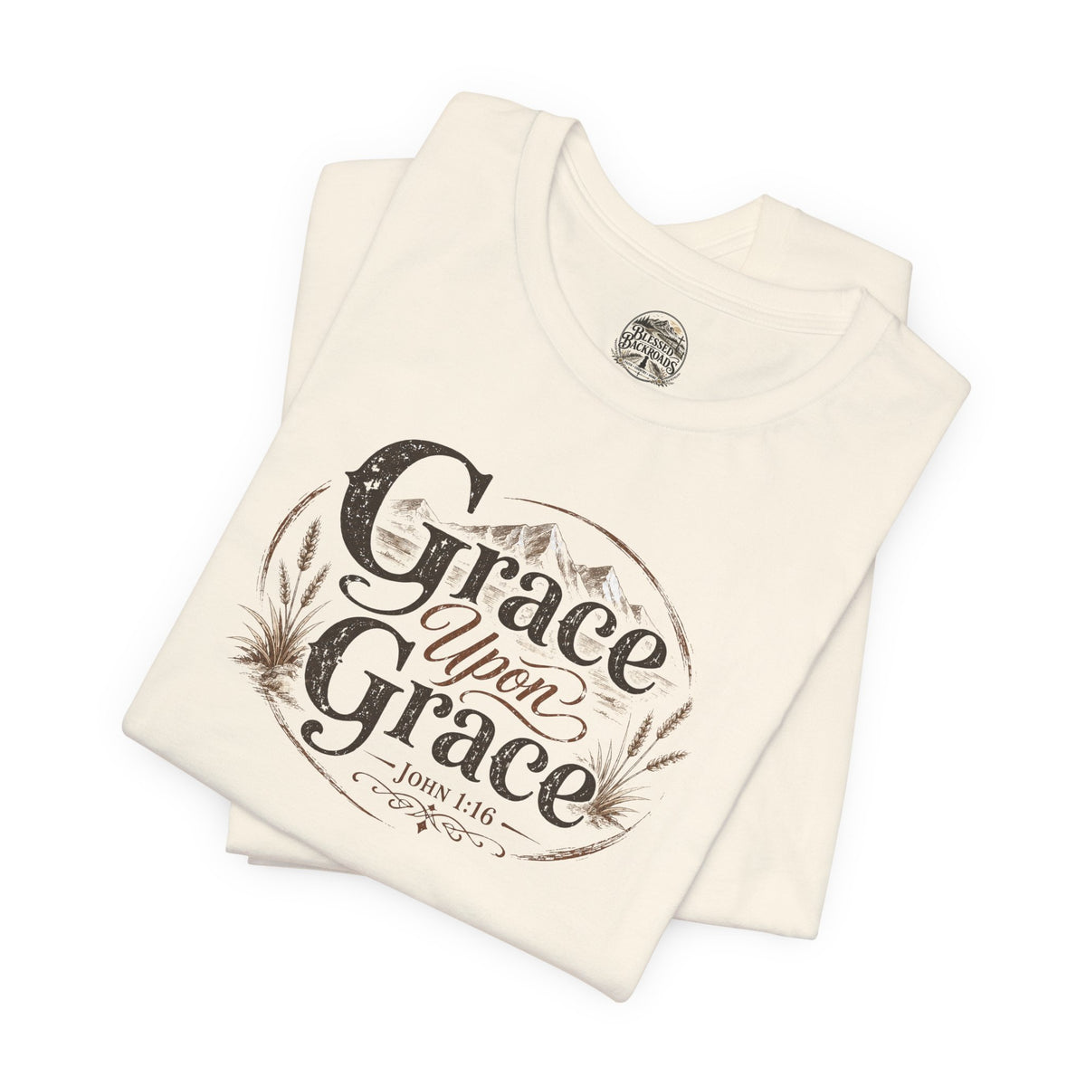 Grace Upon Grace Christian T‑Shirt —