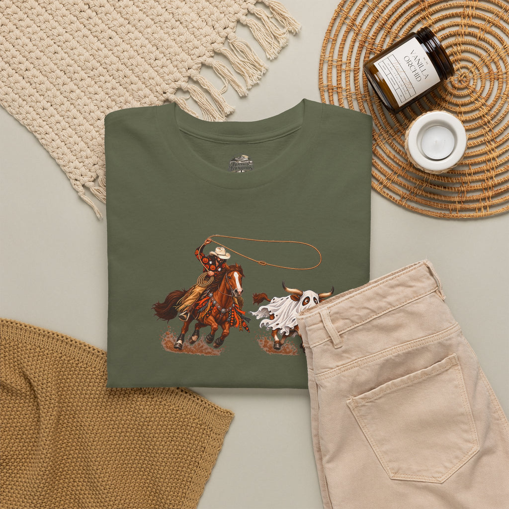 Halloween Steer and Cowboy Tee