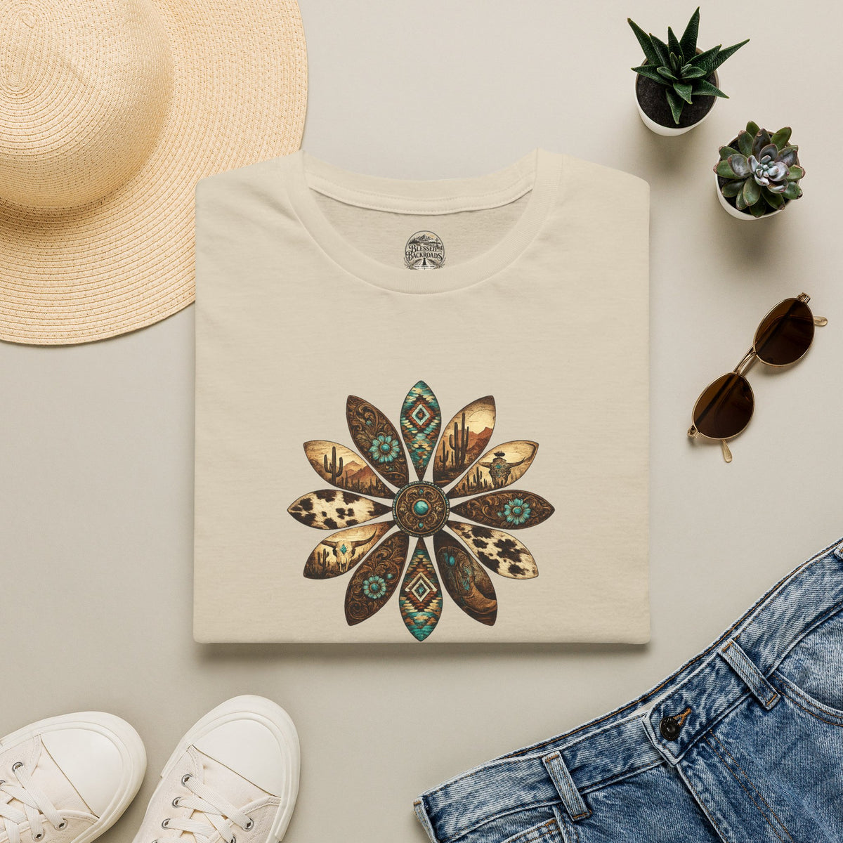 — Western Floral Graphic Tee