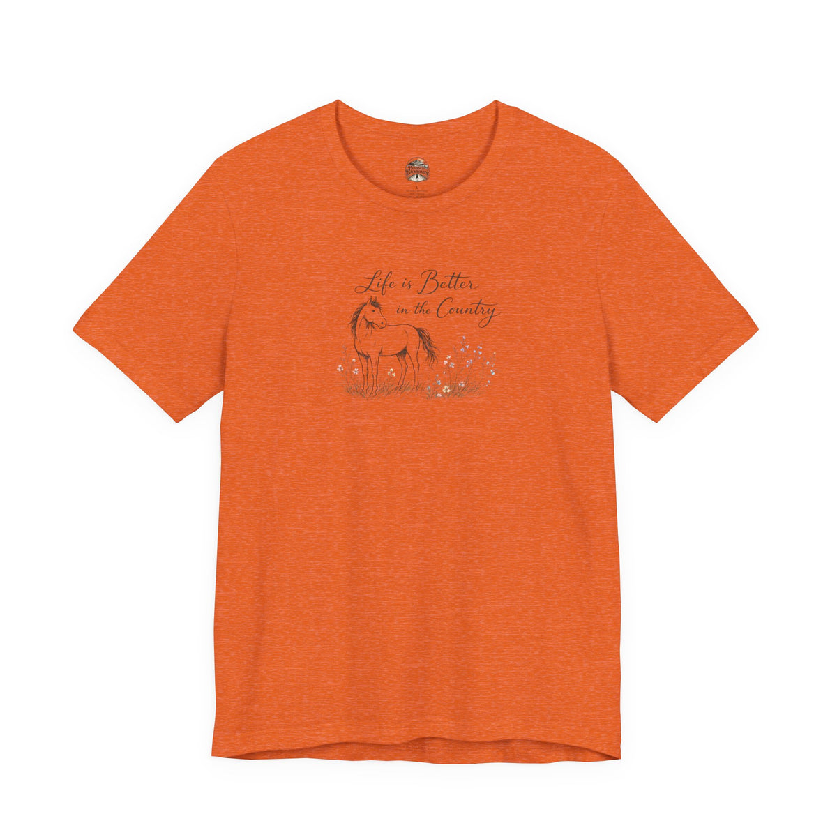 Country Life Horse Graphic Tee – "Life is Better in the Country"