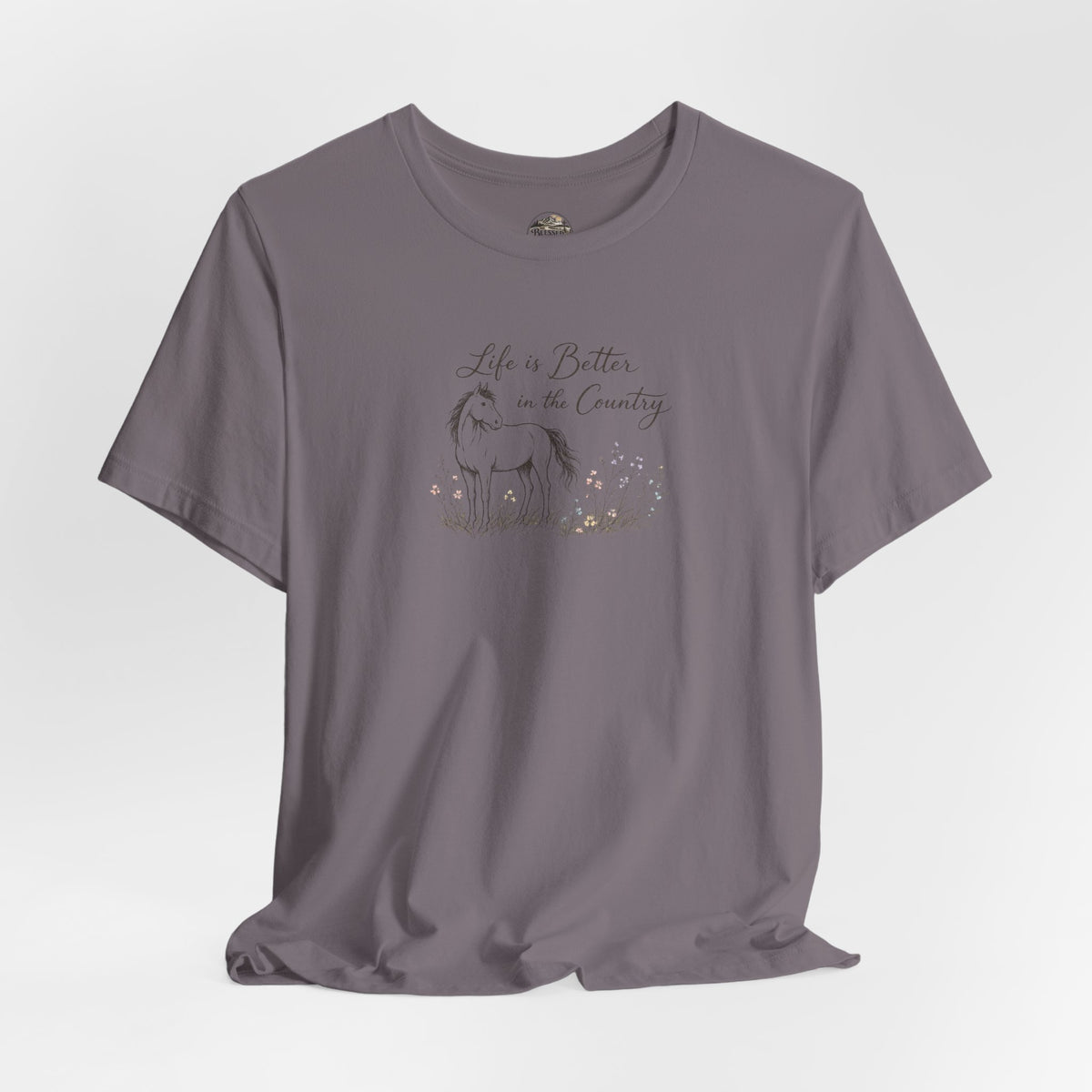 Country Life Horse Graphic Tee – "Life is Better in the Country"