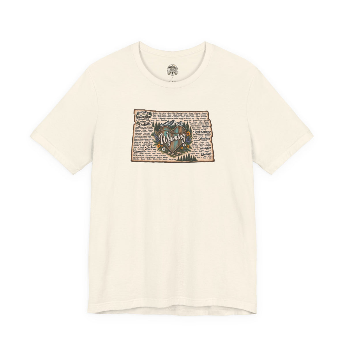 Wyoming State Outline Tee