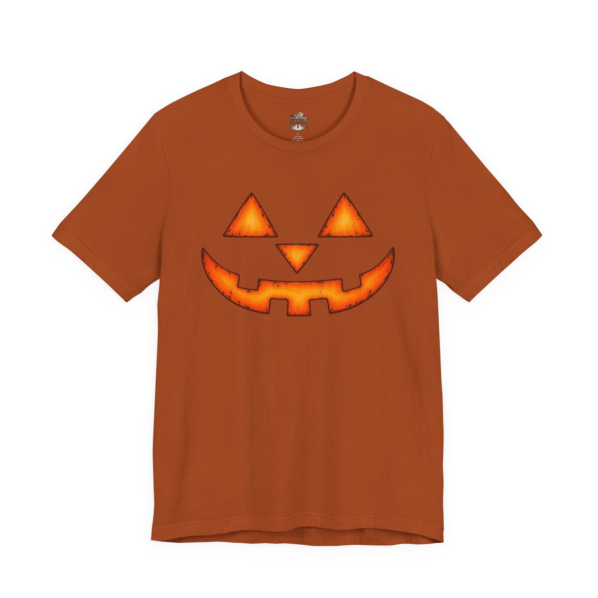 Pumpkin Jack-O'-Lantern Tee — Halloween Pumpkin Face T-Shirt