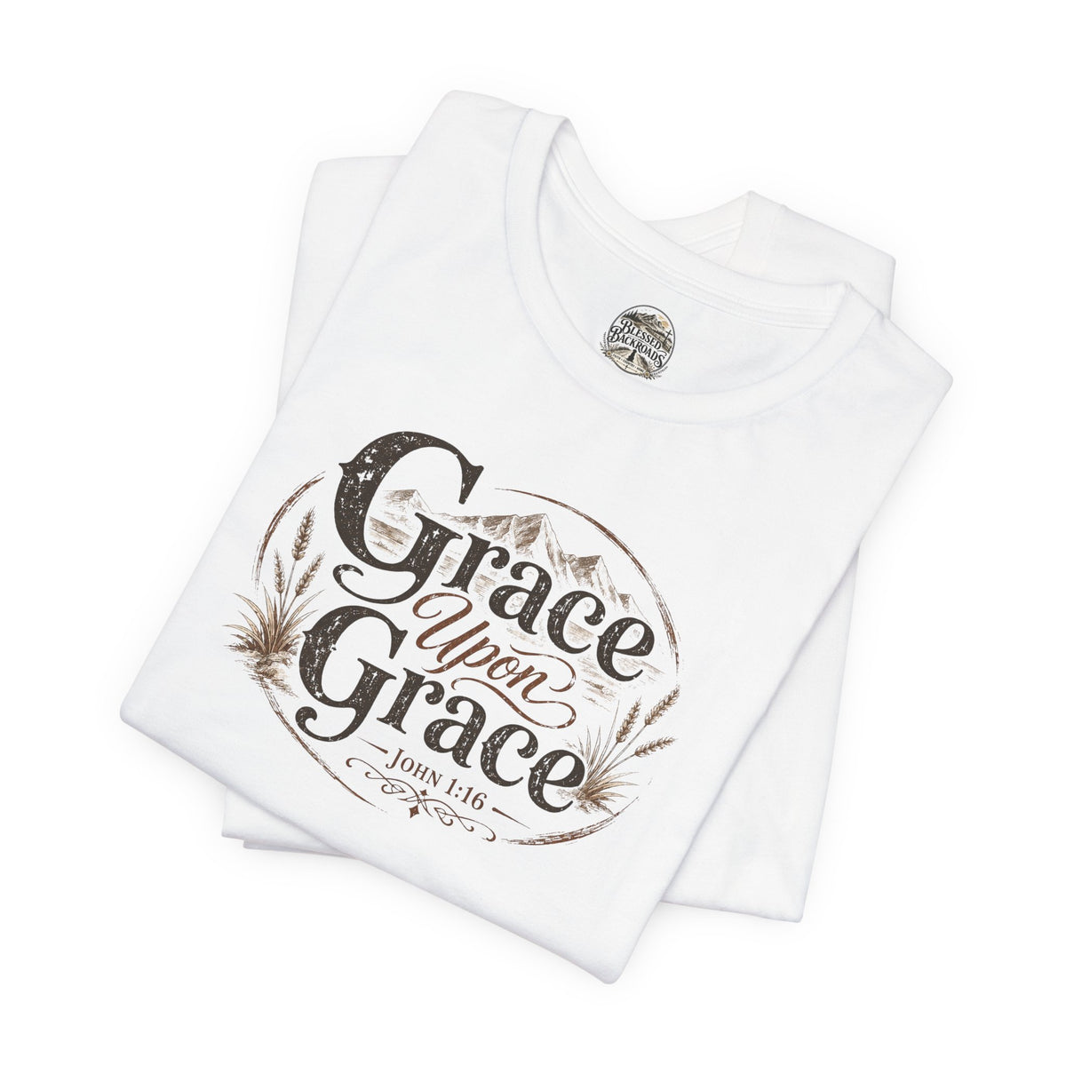 Grace Upon Grace Christian T‑Shirt —