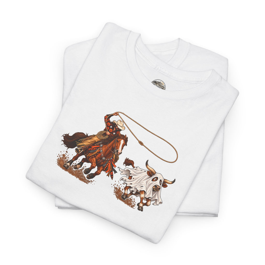 Halloween Steer and Cowboy Tee