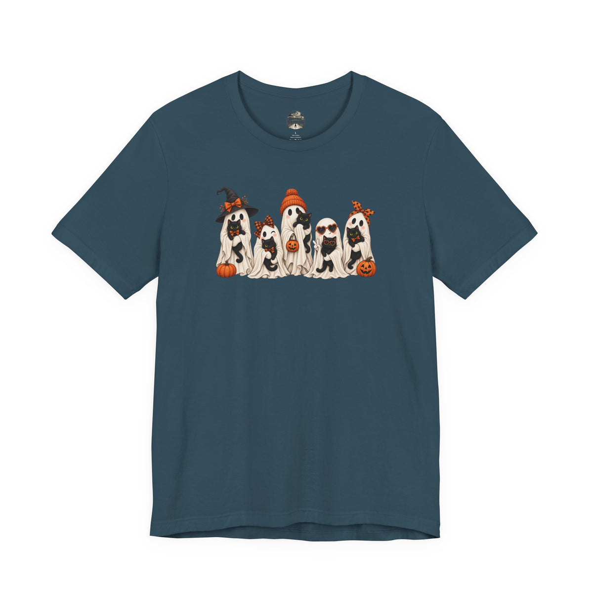 Halloween Ghost and Kittens T-Shirt