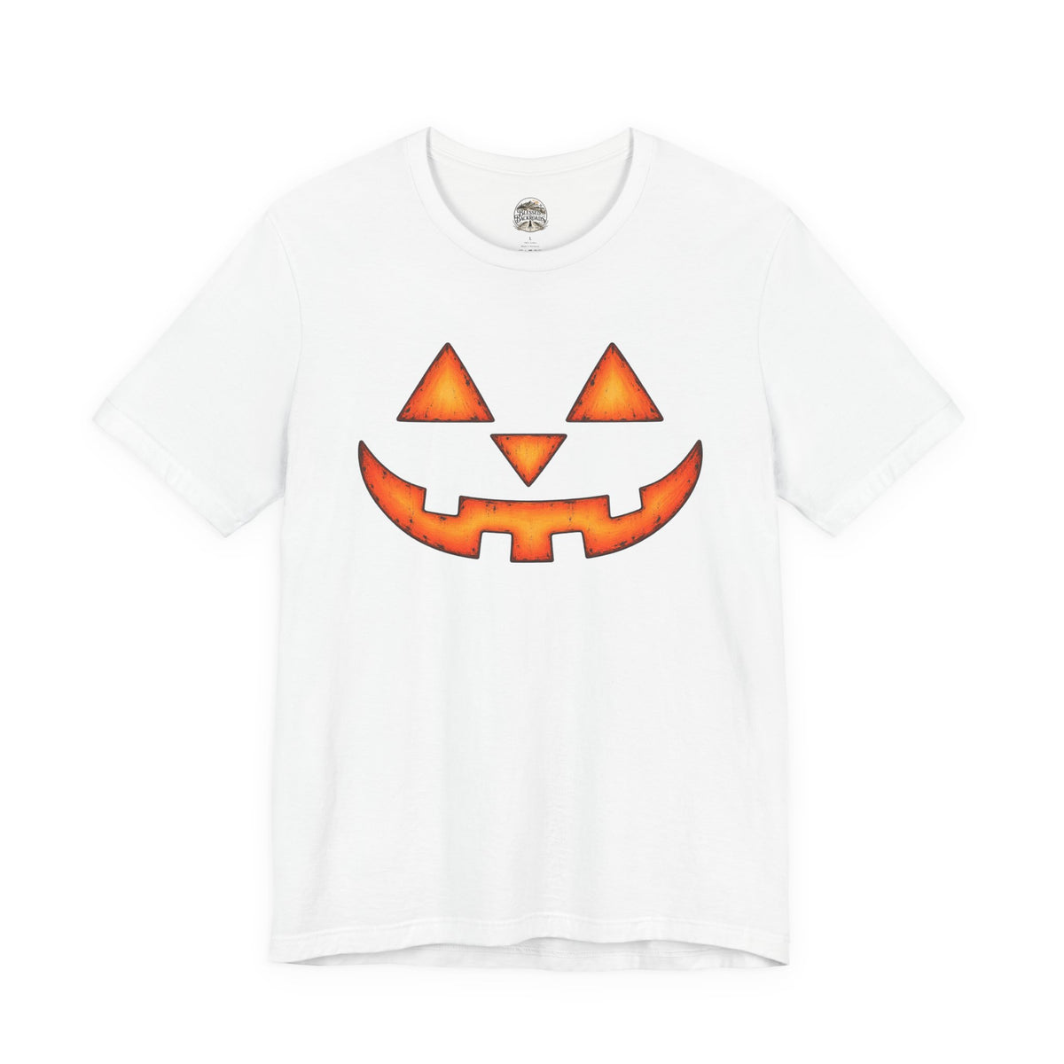 Pumpkin Jack-O'-Lantern Tee — Halloween Pumpkin Face T-Shirt